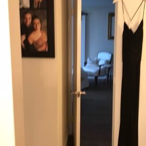 Black sexy jumpsuit with gold detail